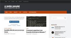 Desktop Screenshot of ledroideenchaine.com