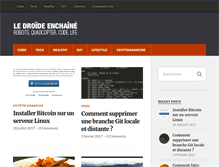 Tablet Screenshot of ledroideenchaine.com